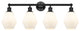 Innovations 616-4W-BK-G651-6 Cindyrella 4 Light Bath Vanity Light, Matte Black