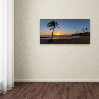 Pierre Leclerc 'Poipu Sunset' Canvas Art, 24x12