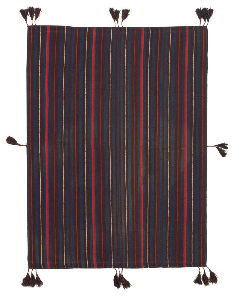 Rug N Carpet - Handmade Turkish 5' 1'' x 6' 11'' Contemporary Kilim Rug