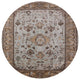 Ahgly Company Indoor Round Mid-Century Modern Area Rugs, 7' Round