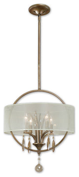Uttermost 21962 Alenya 4 Lt Pendant - Burnished Gold