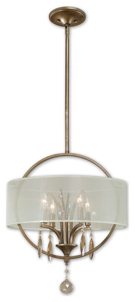 Uttermost 21962 Alenya 4 Lt Pendant - Burnished Gold