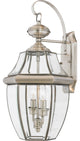 Quoizel NY8317P Two Light Outdoor Wall Lantern, Pewter Finish