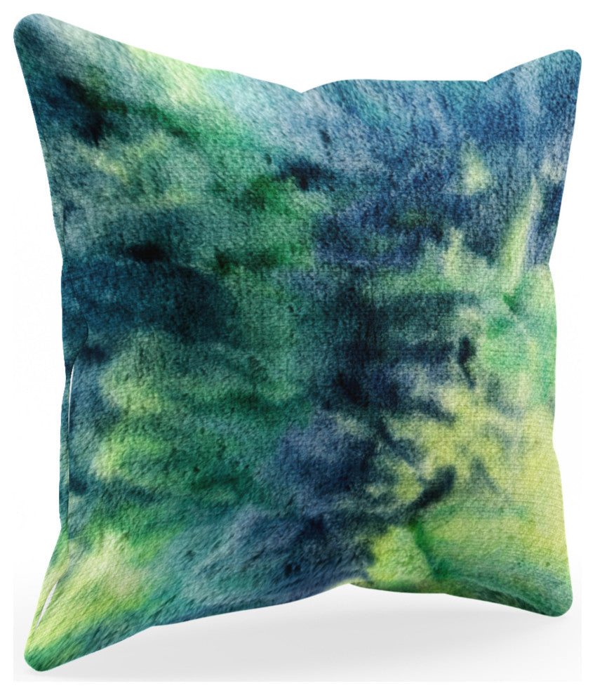 Plutus Northern Lights Faux Fur Luxury Throw Pillow, 22" x 22"