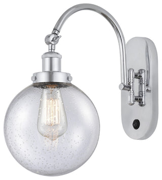 Innovations 918-1W-PC-G204-8-LED 1-Light Sconce, Polished Chrome