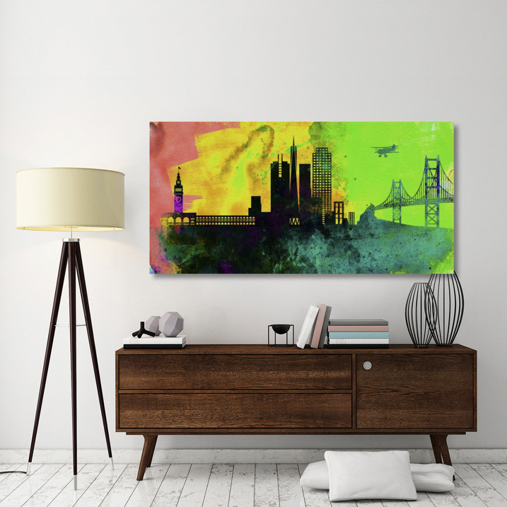 "San Francisco City Skyline" Fine Art Print