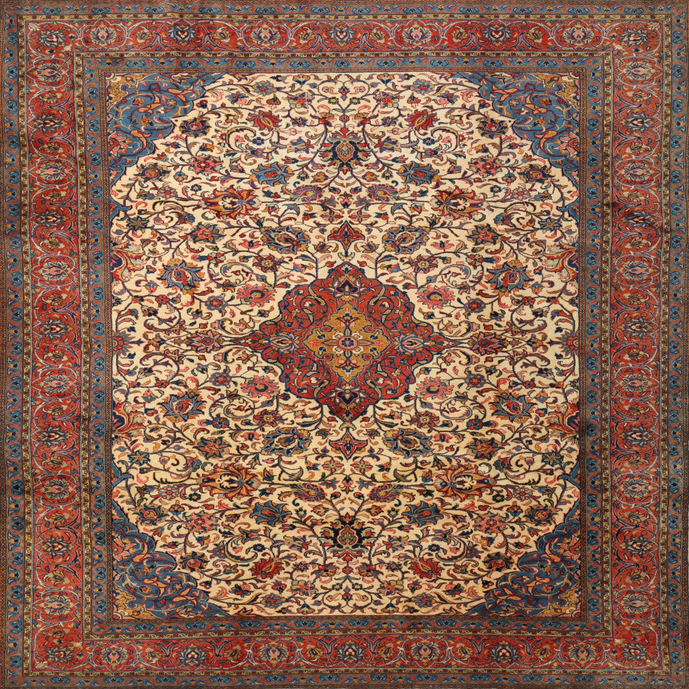 Ahgly Company Indoor Square Traditional Area Rugs, 3' Square