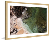 "Sandy Lagoon" Framed Print by Karolis Janulis