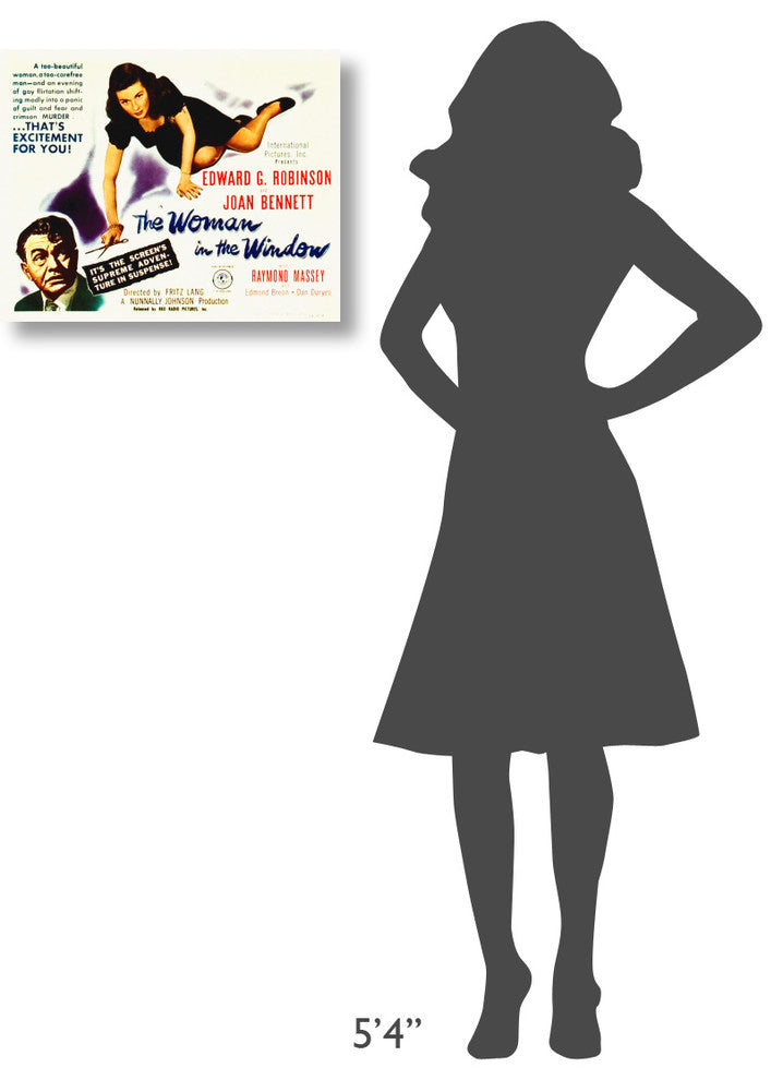 "The Woman In The Window   Directed By Fritz Lang   1944" Canvas Giclee, 22"x18"