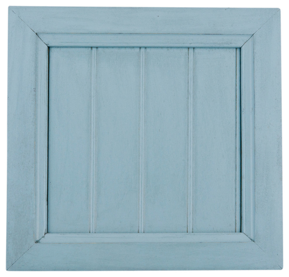 Eagle Furniture 72" Tall, Double Wide Coastal Bookcase, Interesting Aqua