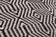 Loloi P0339 Black / White 22" x 22" Cover Only Pillow