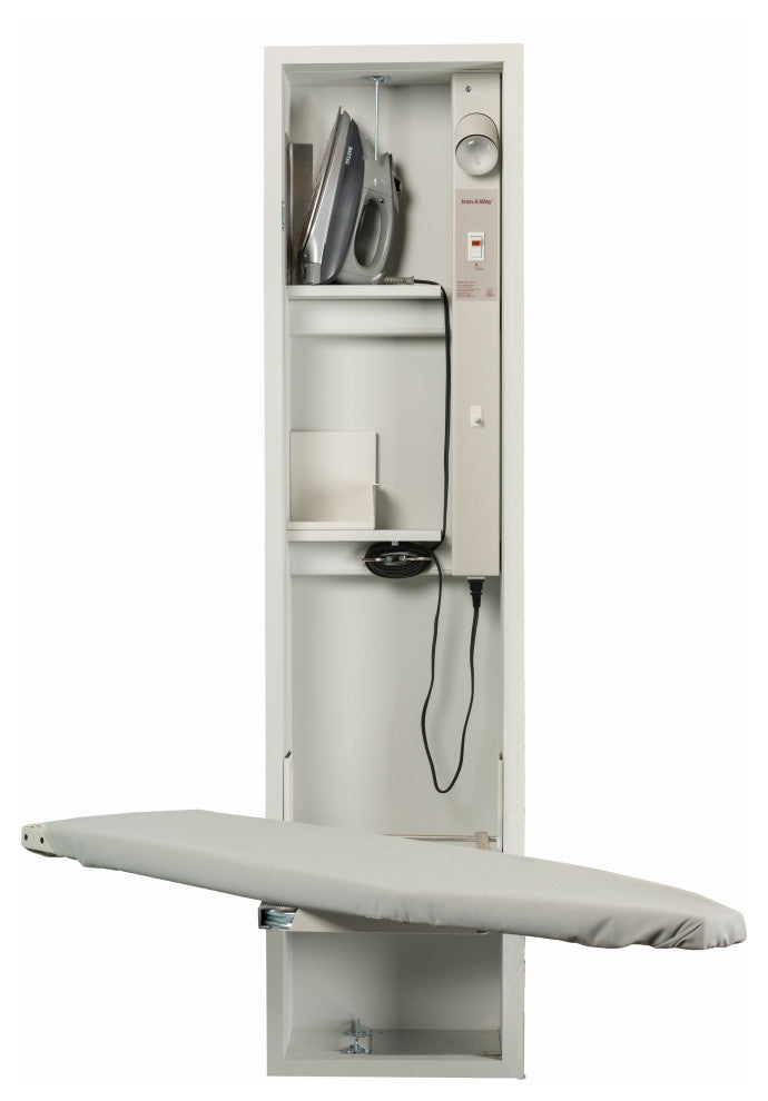 Universal Design Adjustable Swivel Electric Ironing Center, No Door