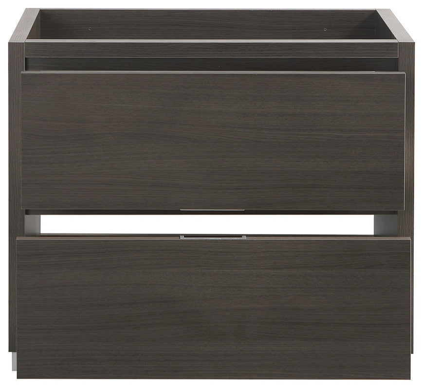 Fresca FCB8436GO Valencia 36" Gray Oak Free Standing Modern Bathroom Cabinet