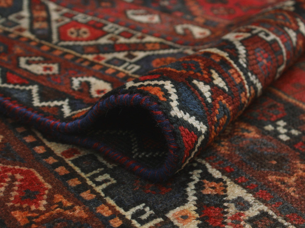 Semi-Antique Mumtoza Red Rug
