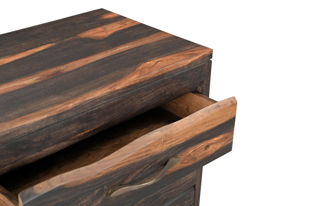Aubrey 3-drawer Live Edge Wood Nightstand