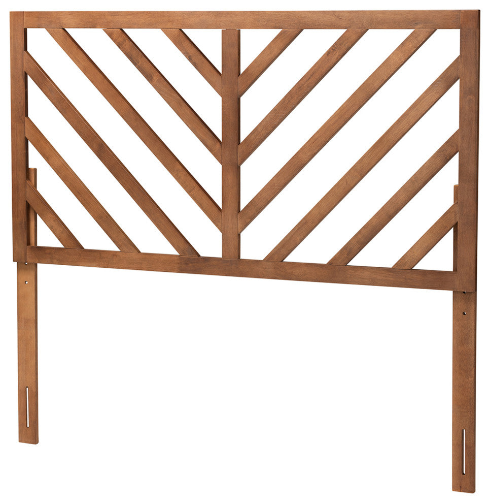Belisma Modern and Contemporary Ash Walnut Finished Wood King Size Headboard