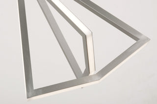 Gianna Linear Three Pendant, 3000K 120V, Satin Nickel