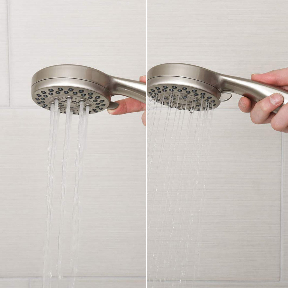 5 Spray Settings Hand Shower Set Brushed Nickel