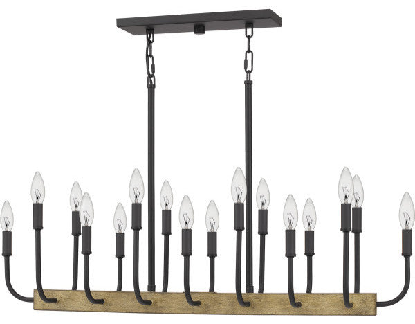 Quoizel Coda 16 Light Island Chandelier COD139MBK