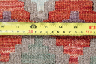 Turkish Flat-Woven Southwestern Kilim 9' Oriental Runner Rug, 9'5"X2'8"