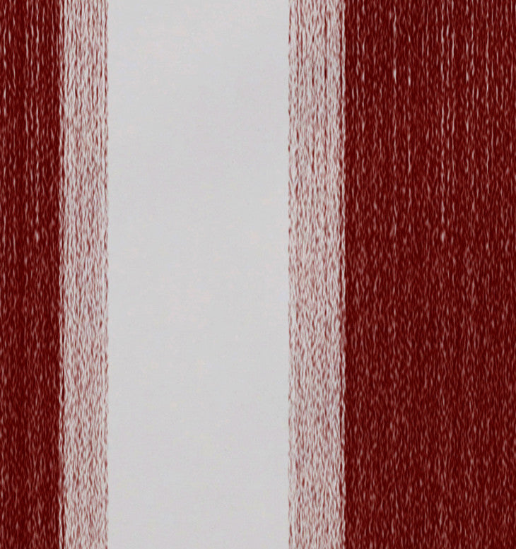 18"x14" Striate Stripe, Stripe Print Placemat, Orange, Set of 4
