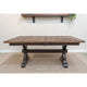 Pathway Reclaimed Barnwood Extendable Dining Table, Natural, 42x72, 2 Leaves