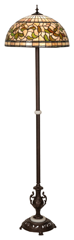 71 High Tiffany Turning Leaf Floor Lamp