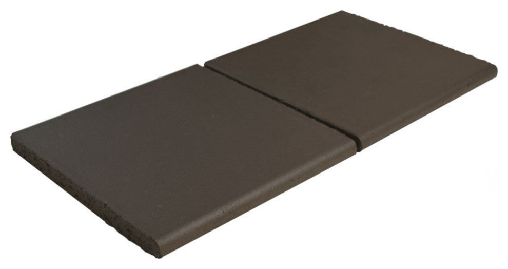 Quarry Bullnose Black Ceramic Floor and Wall Trim