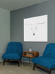 "Bleached Horns" Print on Canvas, 18"x18"