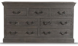 Trestle 7-Drawer Dresser, Gray