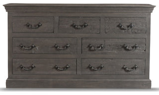 Trestle 7-Drawer Dresser, Gray