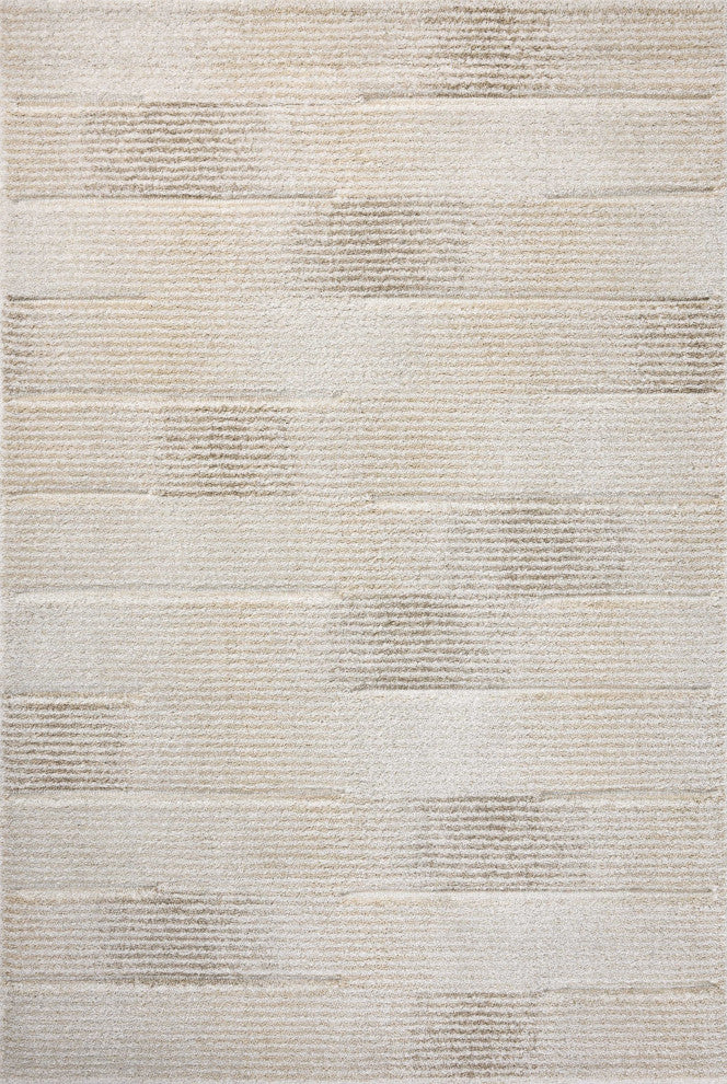 Loloi Silas Fog / Natural 3''-7" x 5''-7" Accent Rug