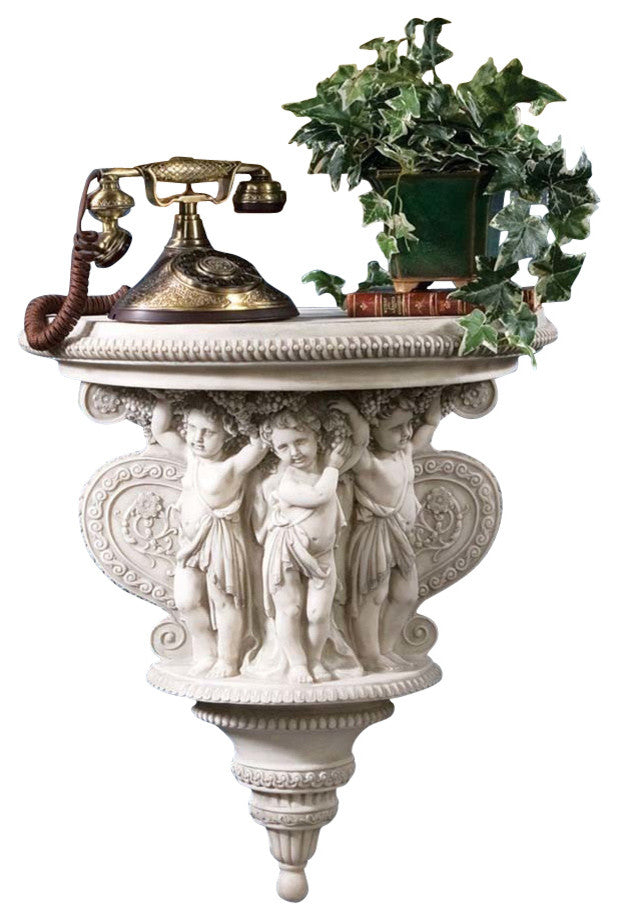 Cherubs of the Wine Harvest Shelf