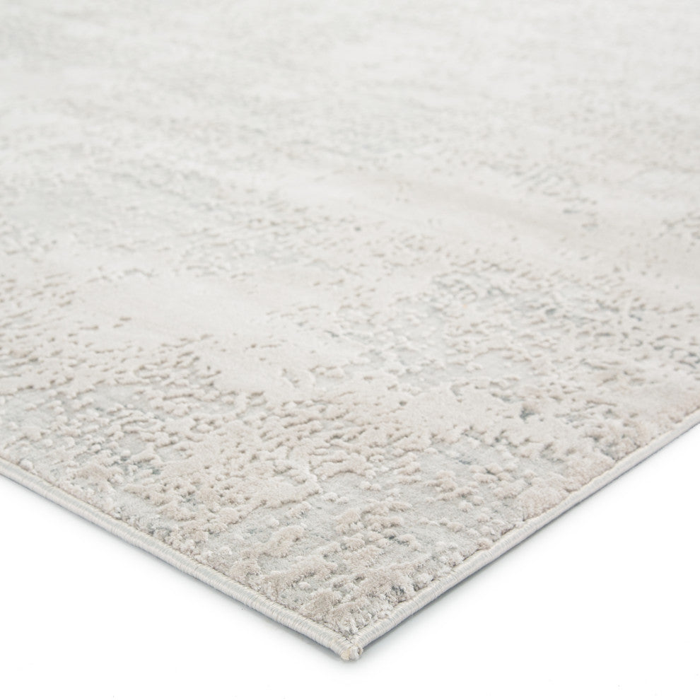 Jaipur Living Orianna Abstract Ivory/ Silver Area Rug 3'11"X5'11"