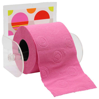 Eclats Toilet Paper Holder One Roll Tissue Dispenser Suction Mounted