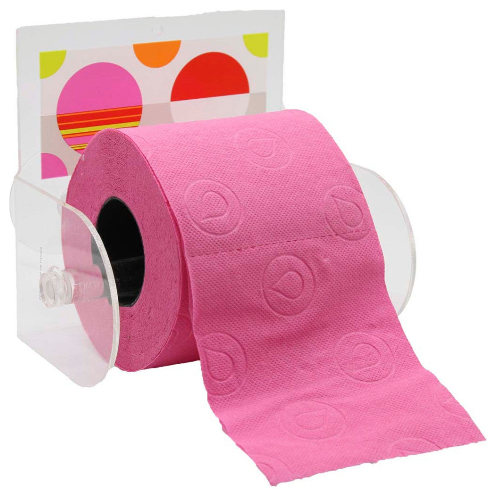 Eclats Toilet Paper Holder One Roll Tissue Dispenser Suction Mounted