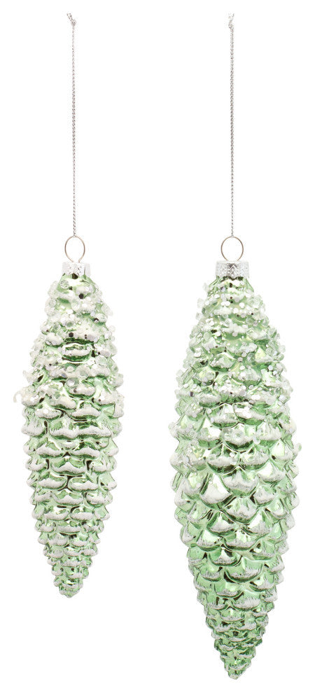Pine Cone Ornament, 12-Piece Set