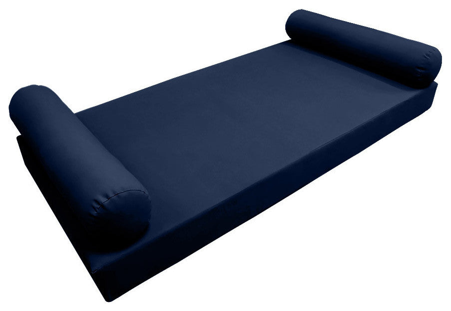 Style5 Twin Knife Edge Outdoor Mattress Bolster Slip Cover COMPLETE SET AD101
