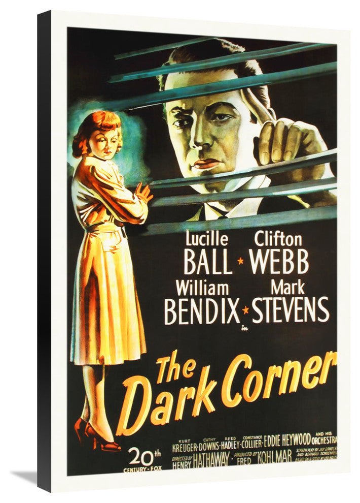 "The Dark Corner" Stretched Canvas Giclee by Hollywood Photo Archive, 20x30"