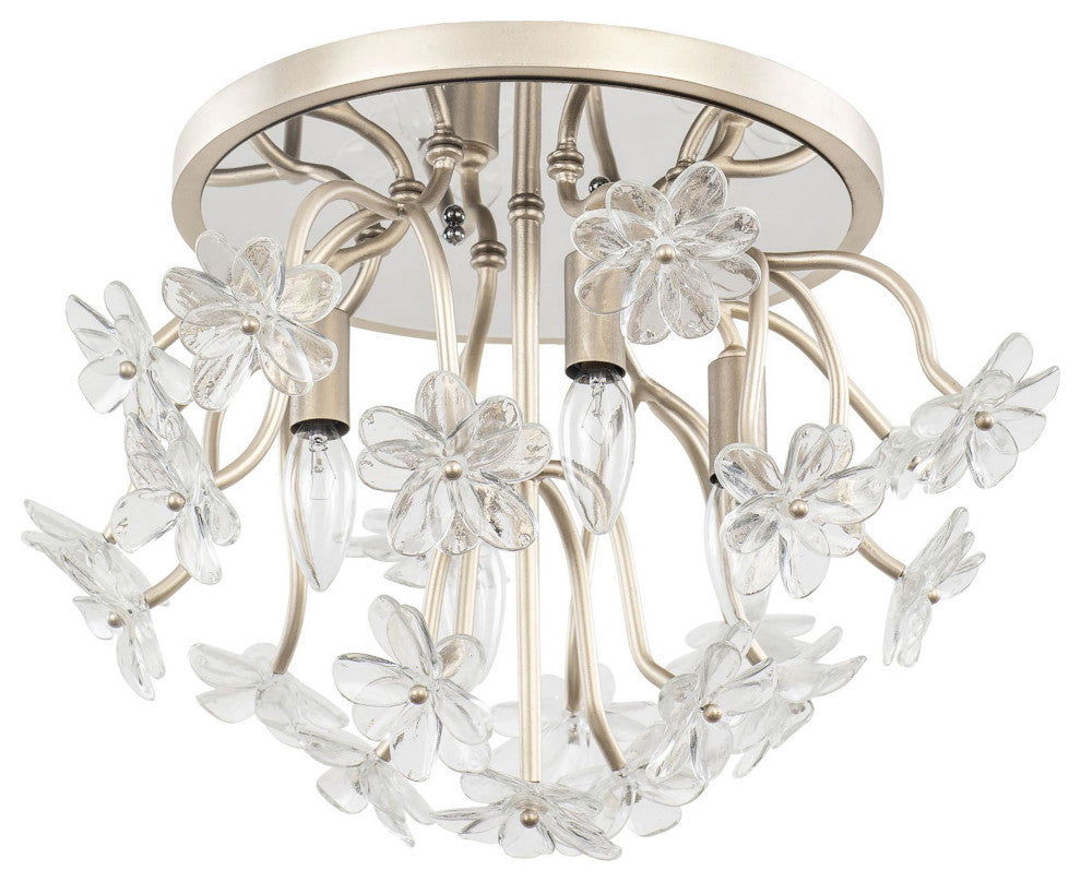 Wildflower 4-Lt Semi-Flush - Gold Dust/Artifact