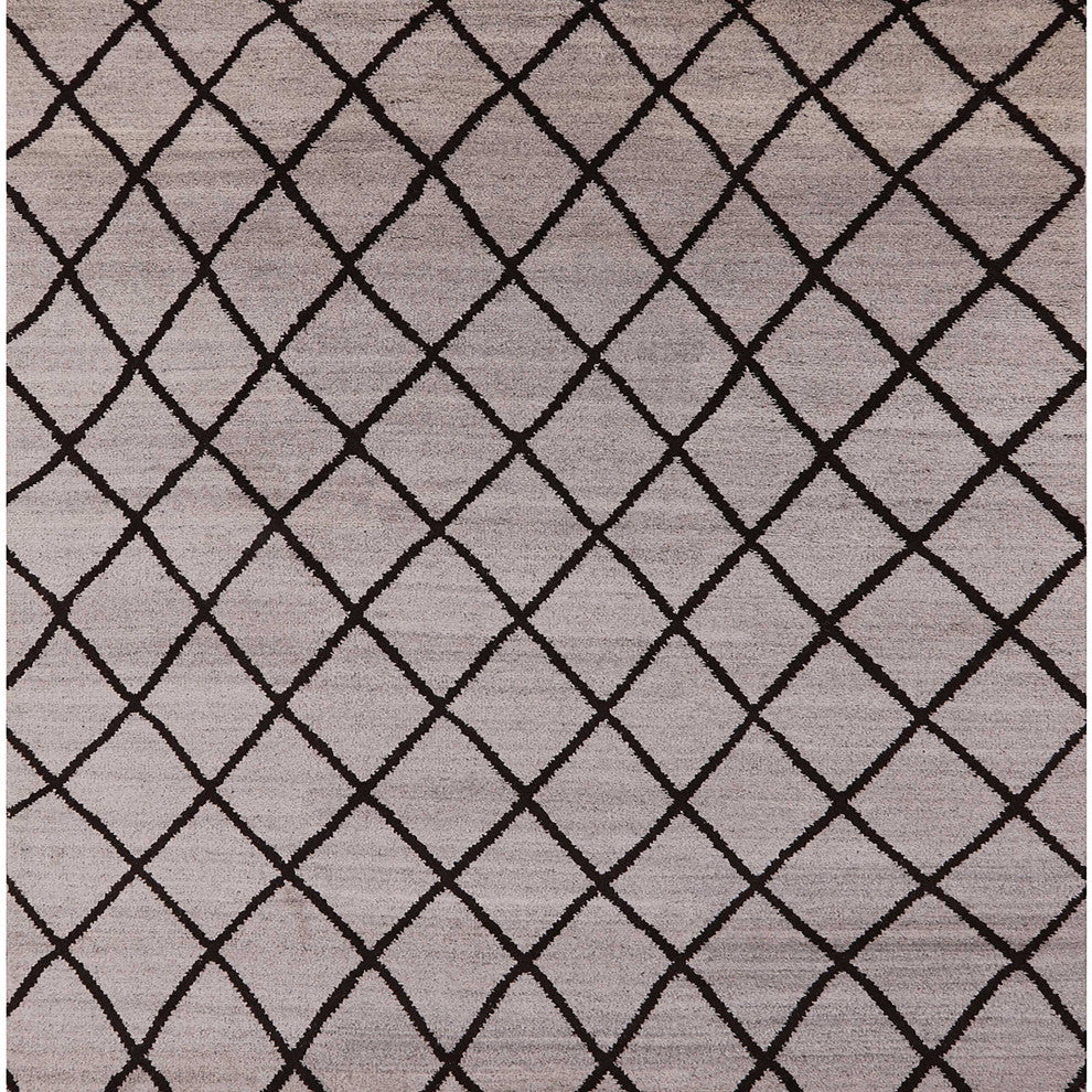 Ahgly Company Indoor Square Mid-Century Modern Area Rugs, 7' Square