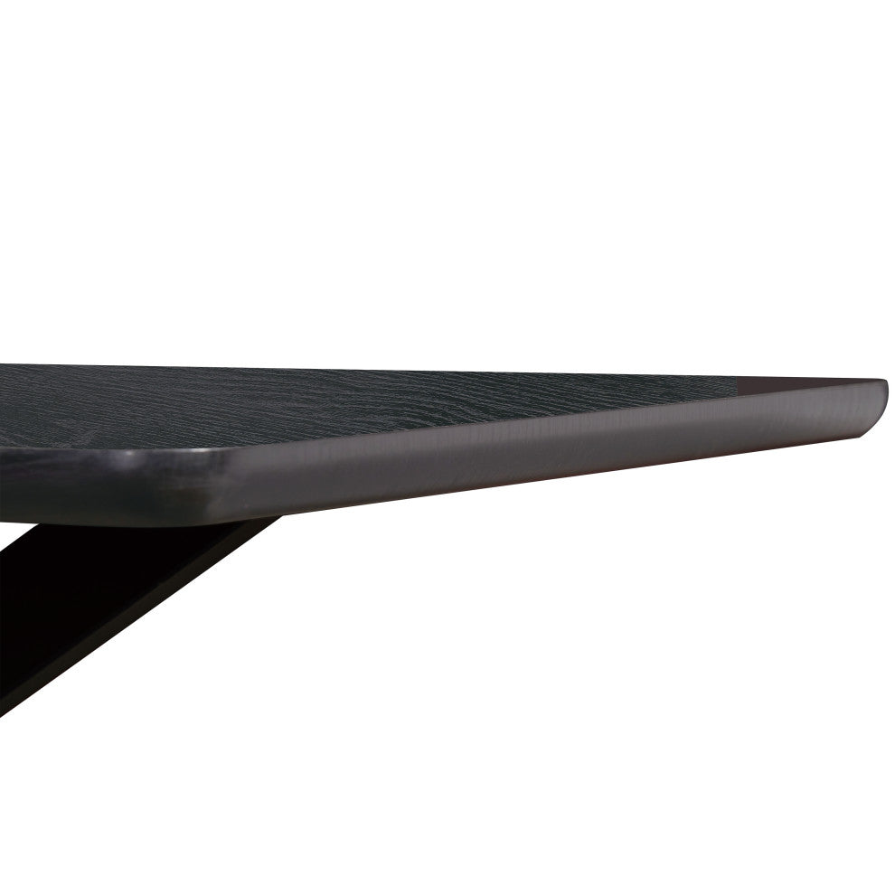 LeisureMod Lawrence 7-Piece Dining Set With Chairs and Dining Table, Magenta