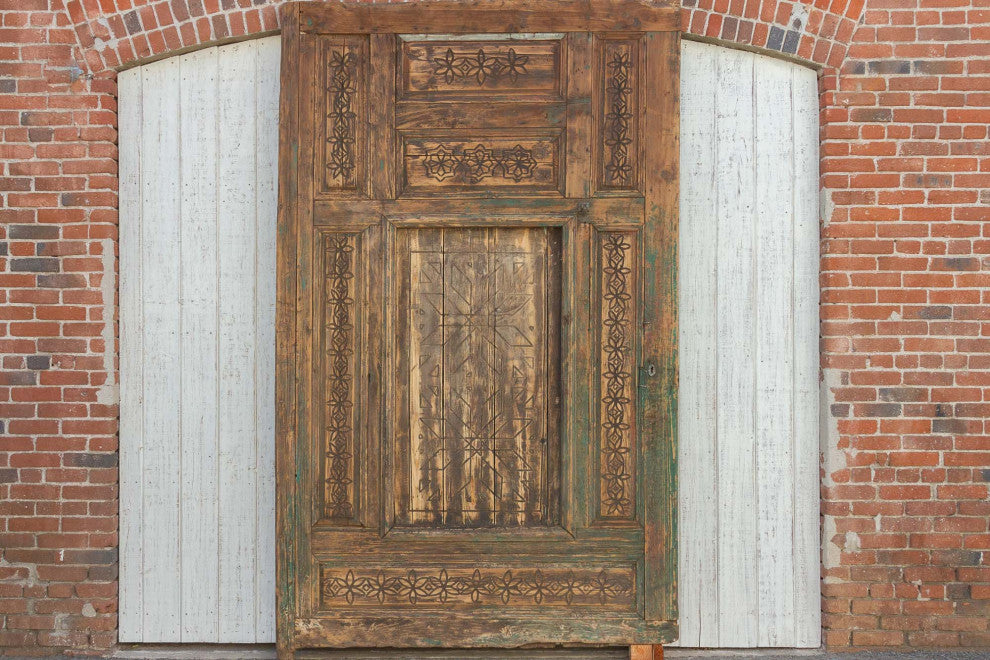 Great 19th Century Carved Moroccan Door