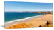 "Serene Rocky Bay Portugal" Seashore Canvas Art, 40"x20"
