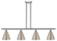 Ballston Cone Island Light, Brushed Satin Nickel, Brushed Satin Nickel