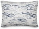 Shades Of Fish Navy 14x20 Pillow