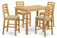 5 Pc Counter Height Pub Set Counter Height Table And 4 Bar Stools