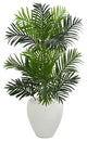 Nearly Natural  Paradise Palm Artificial Tree in White Planter