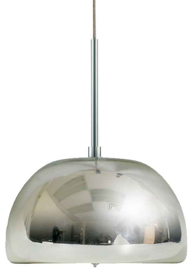 Light Low Voltage Pendant And Canopy Kit, Chocolate Bronze, Chrome Chrome