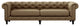 Nativa Interiors London 103" Sofa, Brown, Classic Depth